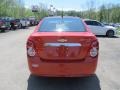 2012 Inferno Orange Metallic Chevrolet Sonic LT Sedan  photo #4