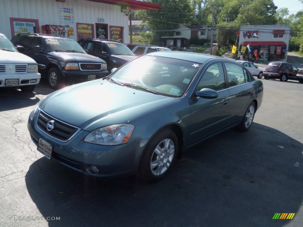 2002 Altima 2.5 S - Seascape Light Blue / Charcoal Black photo #3