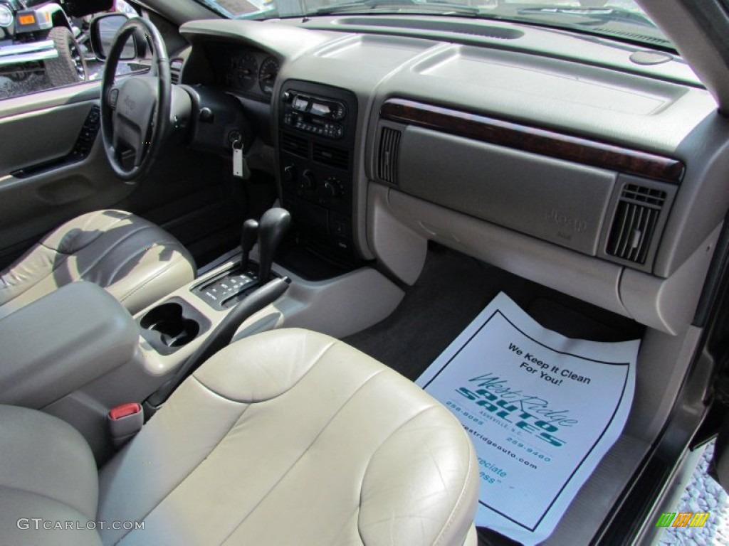 2000 Grand Cherokee Laredo 4x4 - Taupe Frost Metallic / Agate photo #14