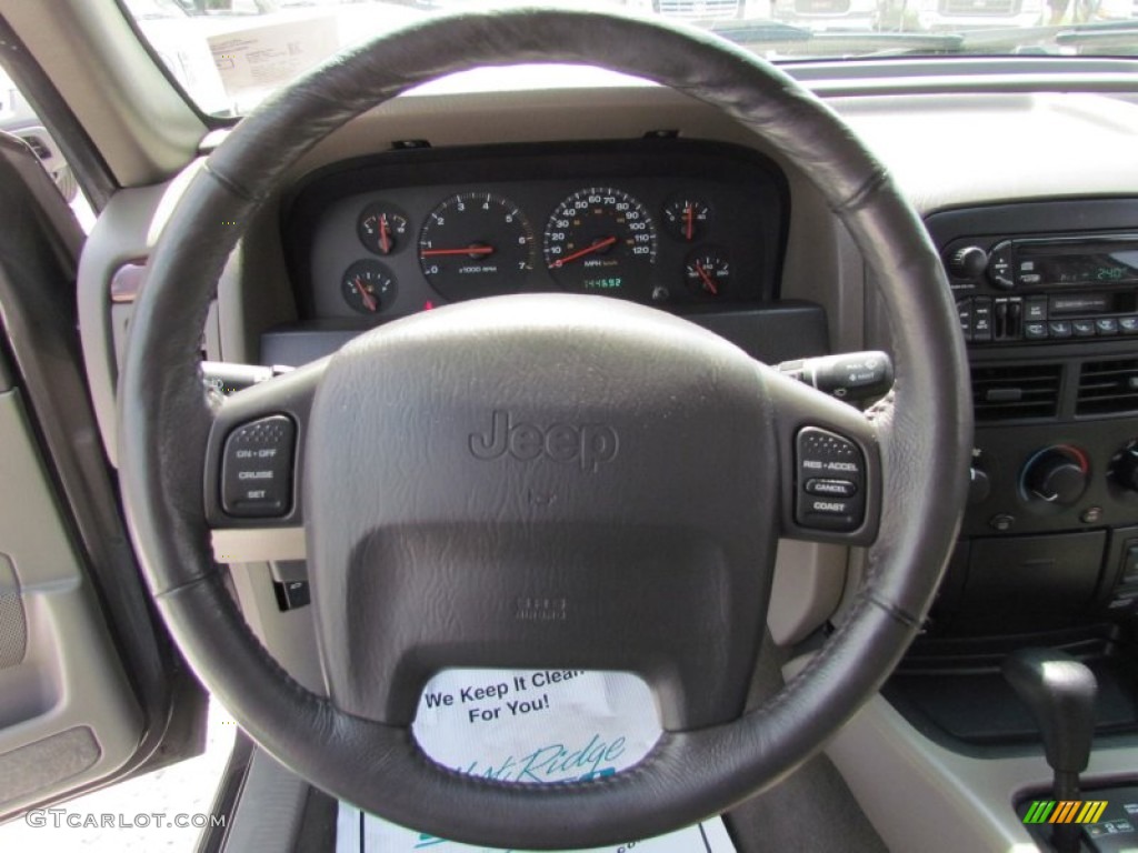 2000 Grand Cherokee Laredo 4x4 - Taupe Frost Metallic / Agate photo #24