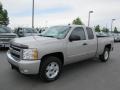 2008 Silver Birch Metallic Chevrolet Silverado 1500 LT Extended Cab 4x4  photo #3