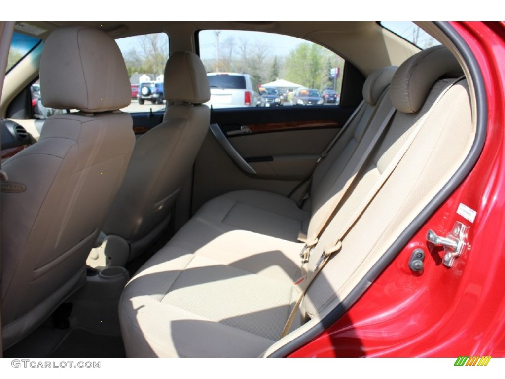 2010 Aveo LT Sedan - Victory Red / Neutral photo #12