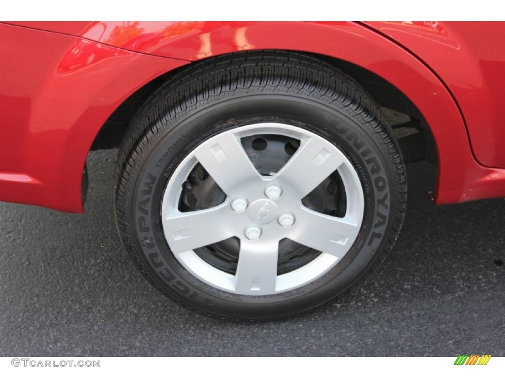 2010 Aveo LT Sedan - Victory Red / Neutral photo #19
