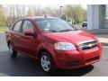 2010 Victory Red Chevrolet Aveo LT Sedan  photo #21