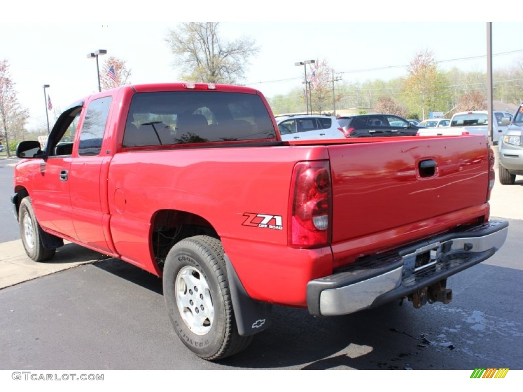 2003 Silverado 1500 Z71 Extended Cab 4x4 - Victory Red / Dark Charcoal photo #2