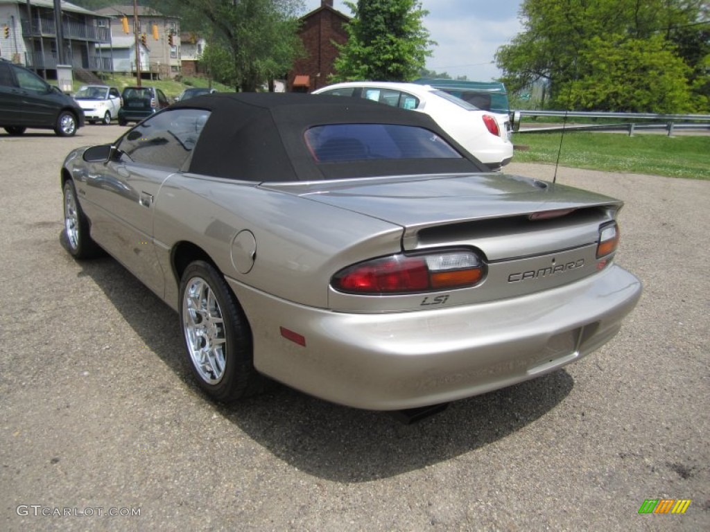 2001 Camaro Z28 Convertible - Light Pewter Metallic / Ebony photo #4
