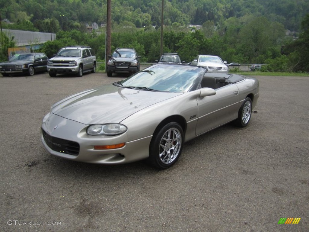 2001 Camaro Z28 Convertible - Light Pewter Metallic / Ebony photo #30