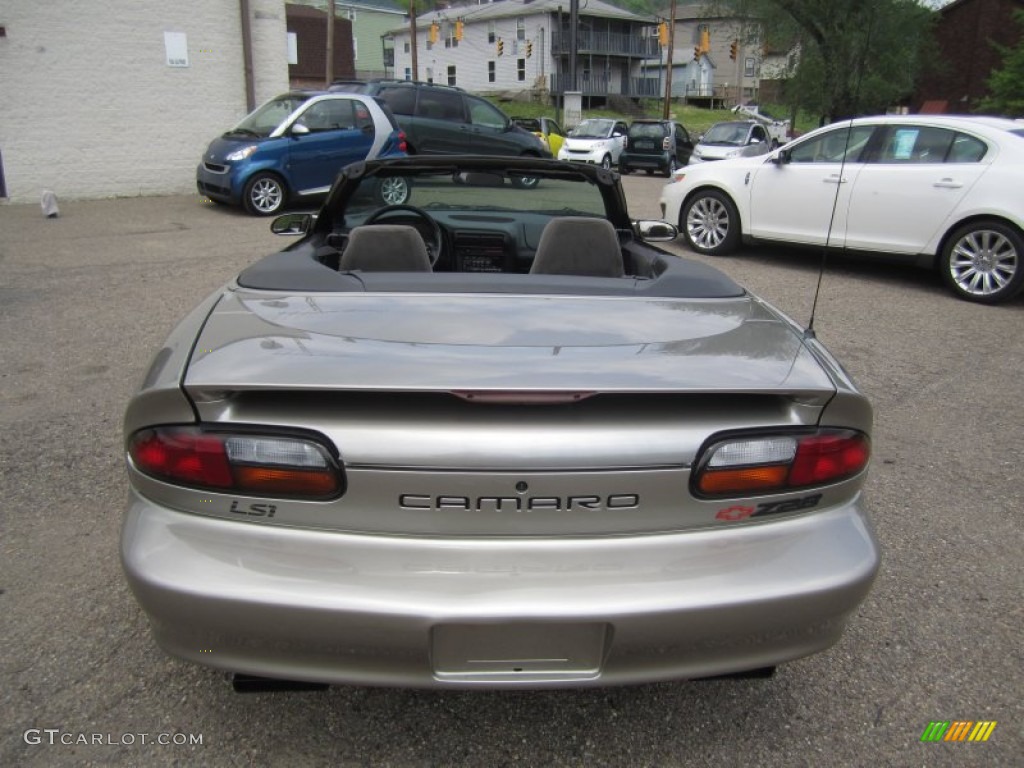 2001 Camaro Z28 Convertible - Light Pewter Metallic / Ebony photo #34