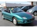 1999 Medium Green Blue Metallic Pontiac Sunfire GT Convertible  photo #17