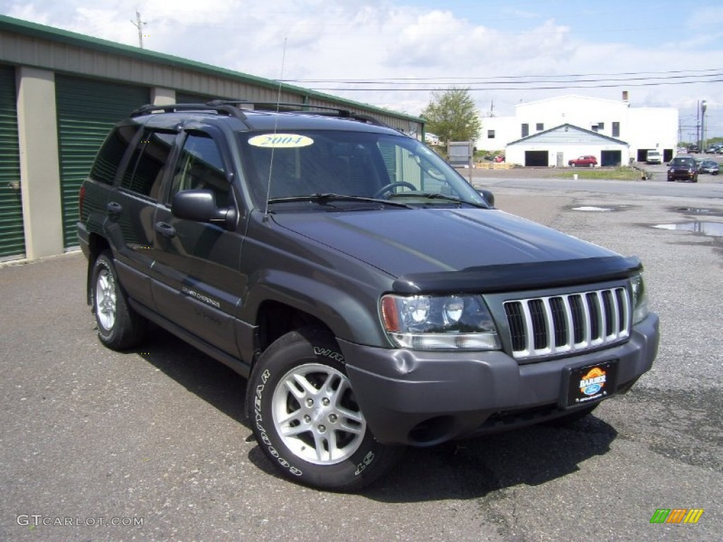 2004 Grand Cherokee Laredo 4x4 - Onyx Green Pearl / Dark Slate Gray photo #3