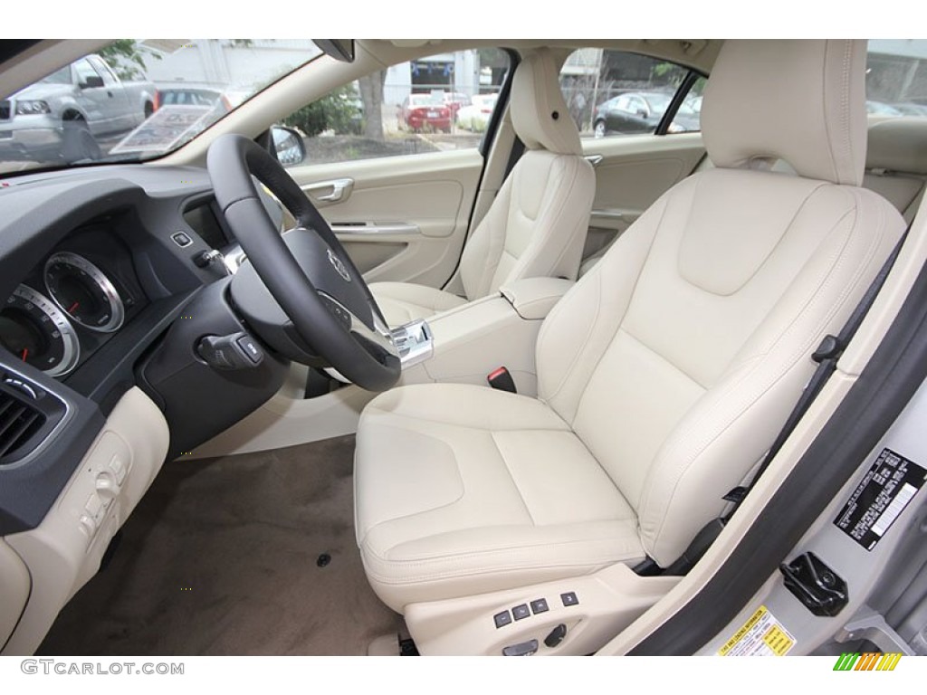 2012 S60 T5 - Silver Metallic / Soft Beige photo #5