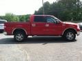 2005 Bright Red Ford F150 XLT SuperCrew 4x4  photo #2