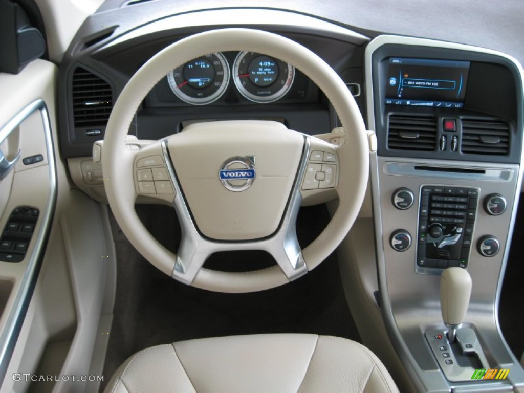 2011 Volvo XC60 3.2 AWD Sandstone Beige Dashboard Photo #64686410