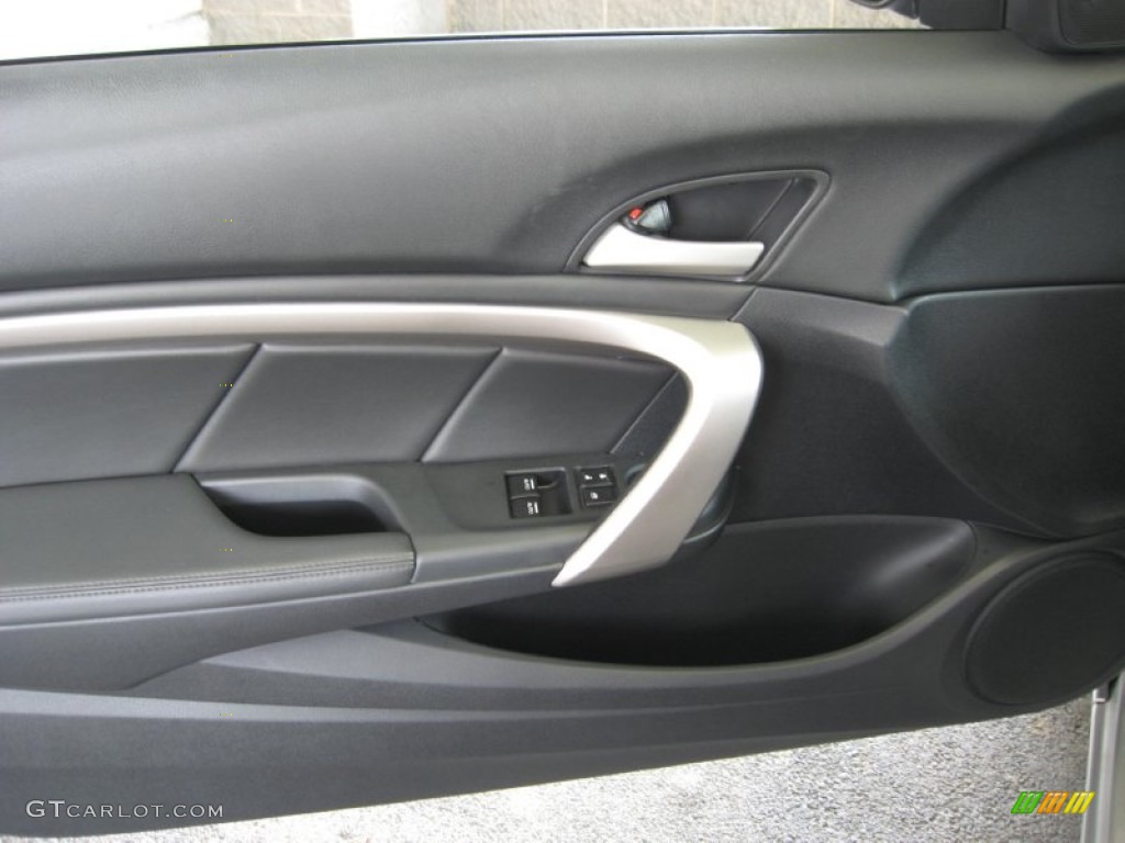 2010 Accord EX-L Coupe - Alabaster Silver Metallic / Black photo #19