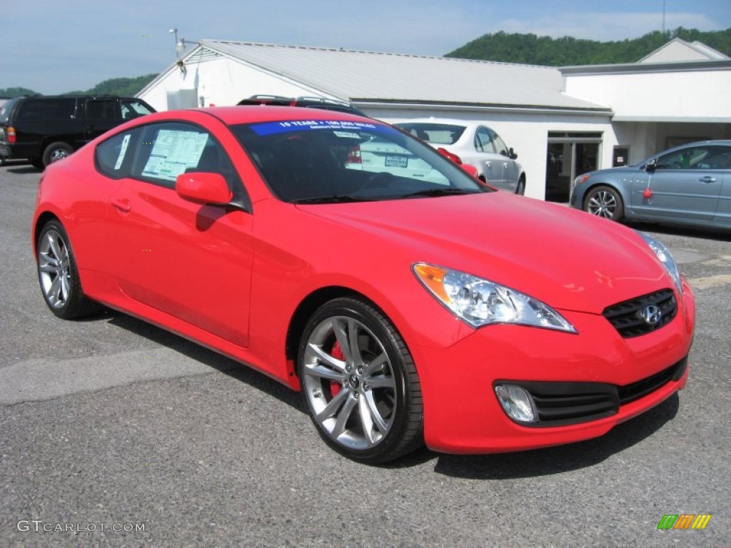 Tsukuba Red 2012 Hyundai Genesis Coupe 3.8 R-Spec Exterior Photo #64687565