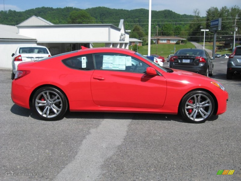 Tsukuba Red 2012 Hyundai Genesis Coupe 3.8 R-Spec Exterior Photo #64687574