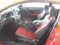 Black Leather/Red Cloth Interior Photo for 2012 Hyundai Genesis Coupe #64687649