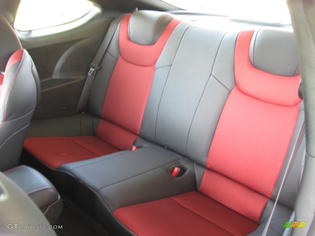 2012 Hyundai Genesis Coupe 3.8 R-Spec Rear Seat Photo #64687670