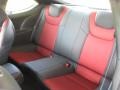Black Leather/Red Cloth 2012 Hyundai Genesis Coupe 3.8 R-Spec Interior Color