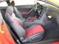 2012 Hyundai Genesis Coupe Black Leather/Red Cloth Interior Interior Photo