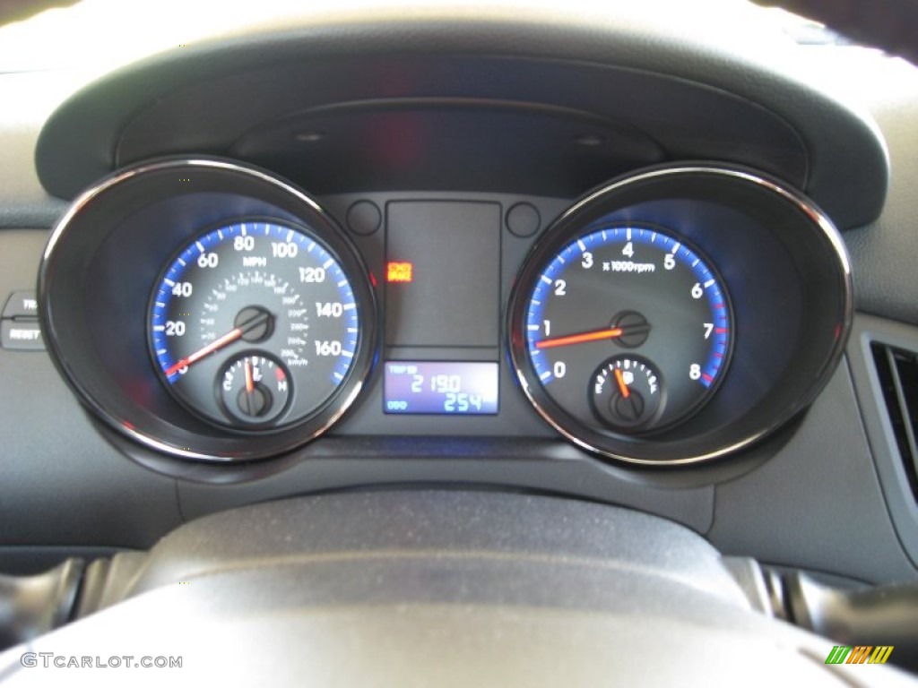 2012 Hyundai Genesis Coupe 3.8 R-Spec Gauges Photo #64687751