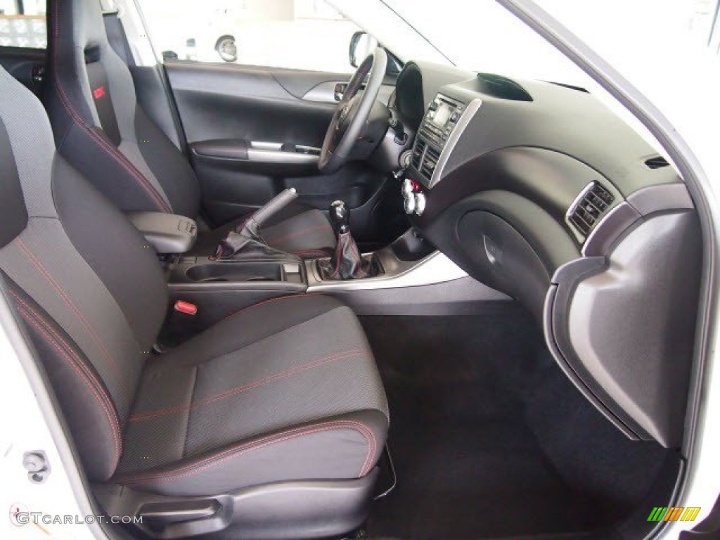 Carbon Black Interior 2011 Subaru Impreza WRX Wagon Photo #64687979
