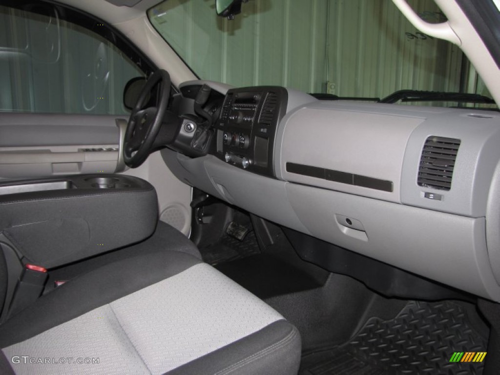 2009 Silverado 1500 LS Extended Cab - Summit White / Dark Titanium photo #8