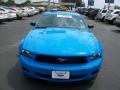 2012 Grabber Blue Ford Mustang V6 Coupe  photo #16