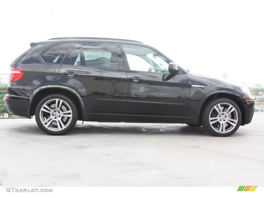Black Sapphire Metallic 2010 BMW X5 M Standard X5 M Model Exterior Photo #64694007