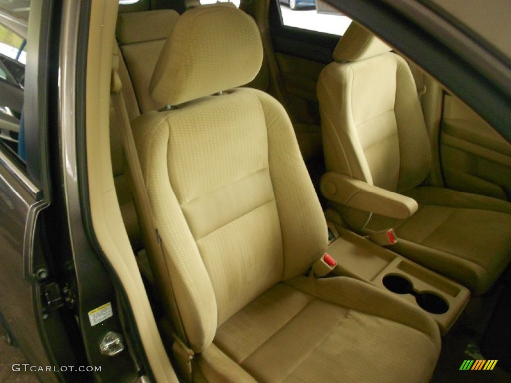 2009 CR-V EX 4WD - Borrego Beige Metallic / Ivory photo #15