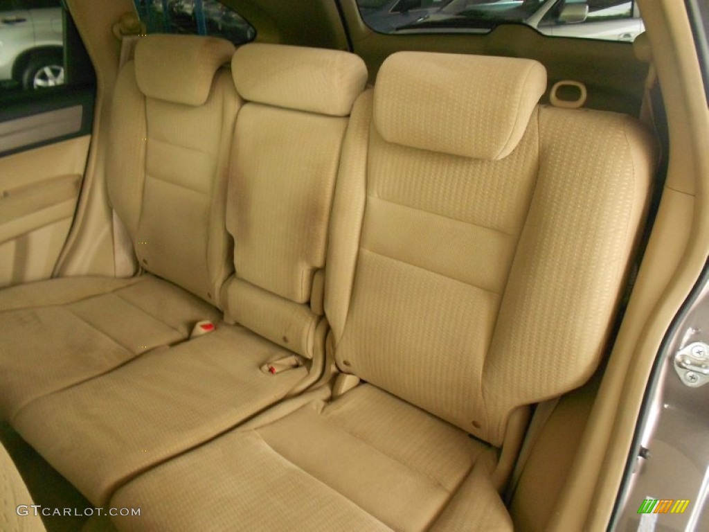 2009 CR-V EX 4WD - Borrego Beige Metallic / Ivory photo #17