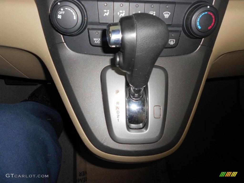 2009 CR-V EX 4WD - Borrego Beige Metallic / Ivory photo #25