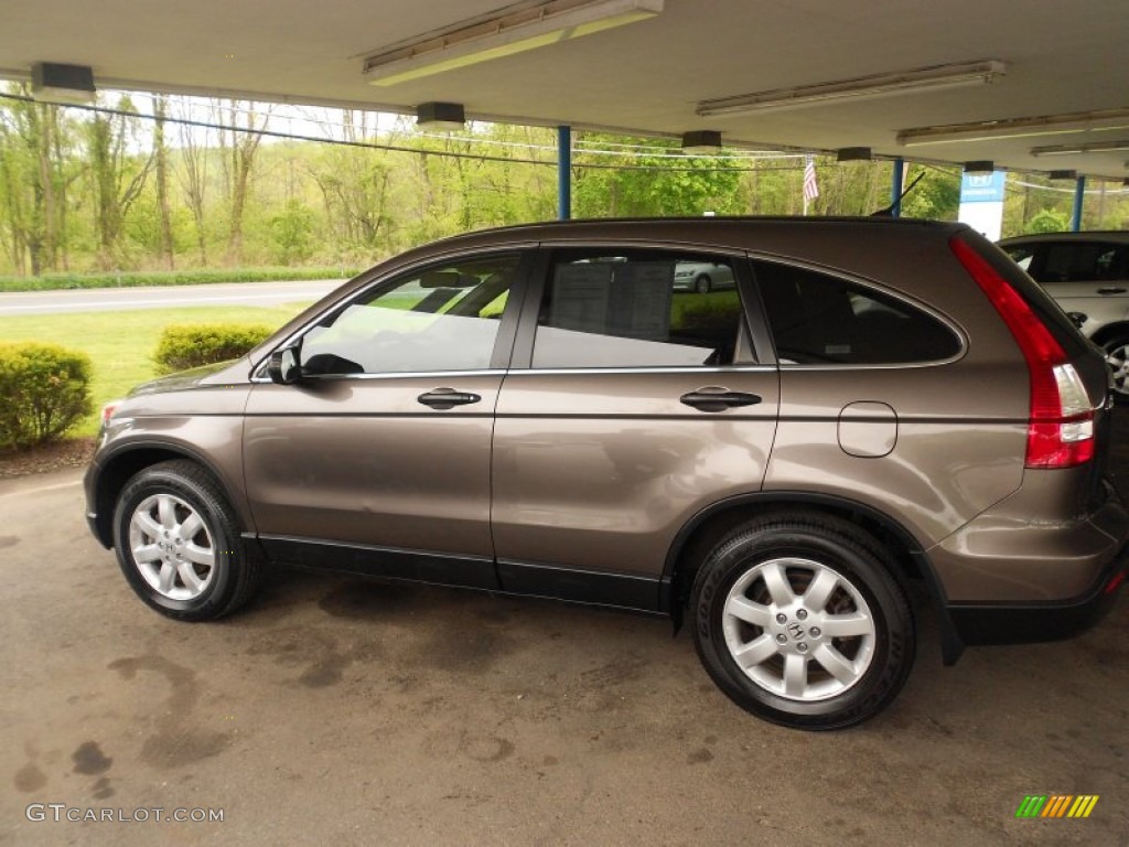 2009 CR-V EX 4WD - Borrego Beige Metallic / Ivory photo #29
