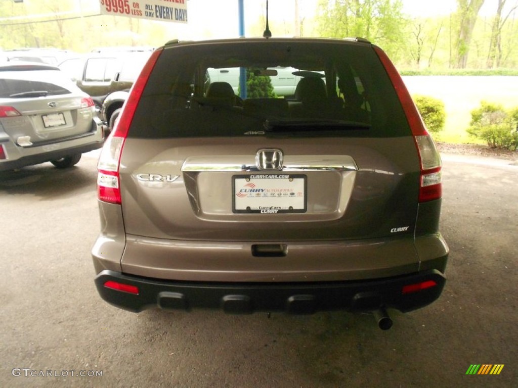 2009 CR-V EX 4WD - Borrego Beige Metallic / Ivory photo #30