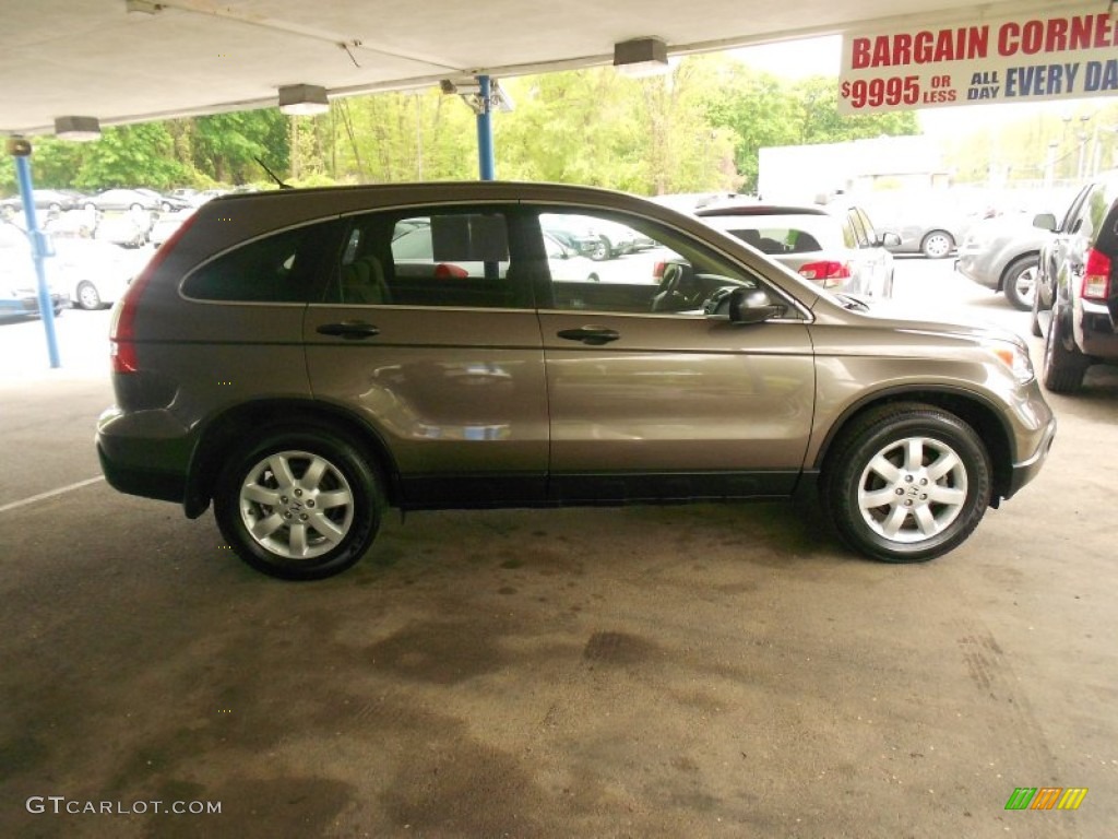 2009 CR-V EX 4WD - Borrego Beige Metallic / Ivory photo #32