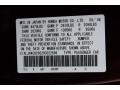 R530P: Basque Red Pearl 2009 Acura TSX Sedan Color Code