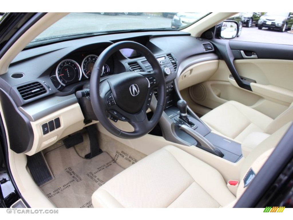 Parchment Interior 2009 Acura TSX Sedan Photo #64694748