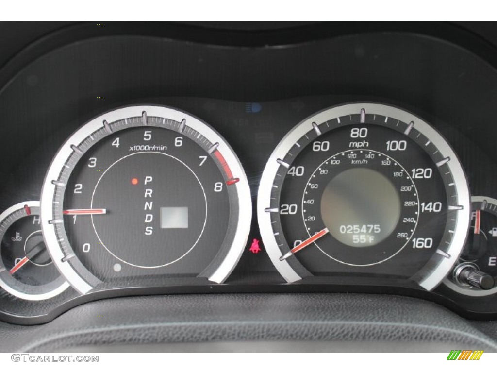 2009 Acura TSX Sedan Gauges Photo #64694814