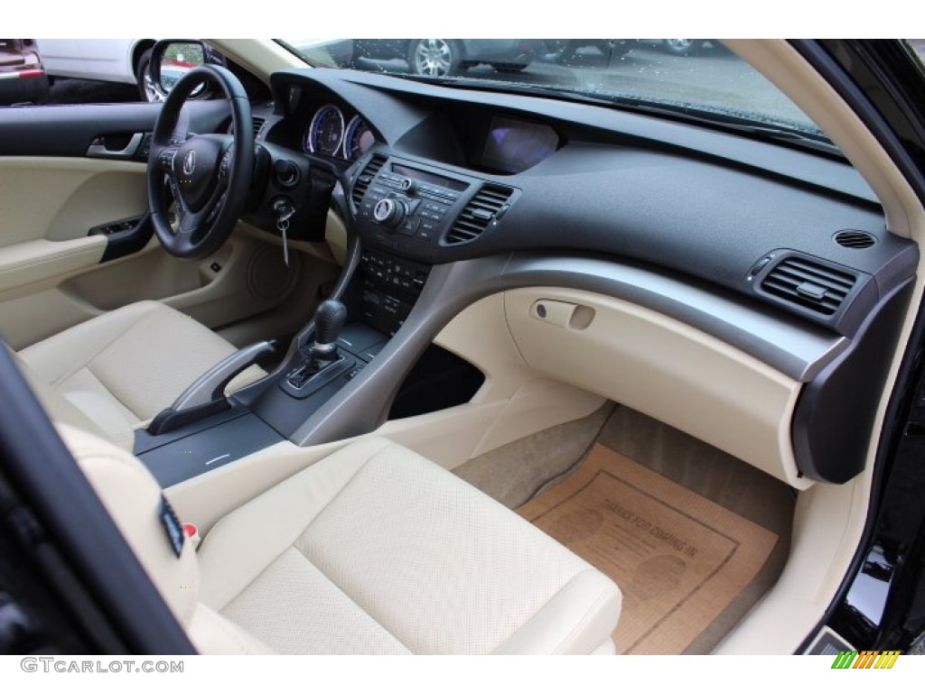 2009 Acura TSX Sedan Parchment Dashboard Photo #64694889