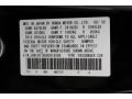 2009 TSX Sedan Crystal Black Pearl Color Code NH731P