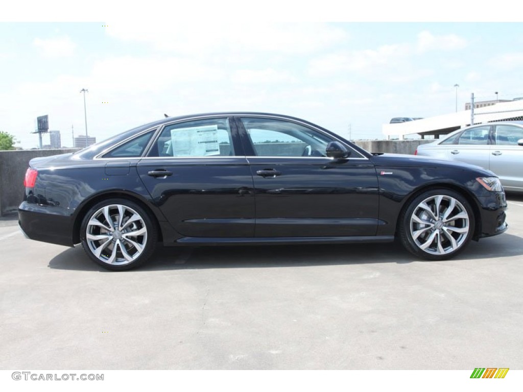 Phantom Black Pearl Effect 2012 Audi A6 3.0T quattro Sedan Exterior Photo #64695756