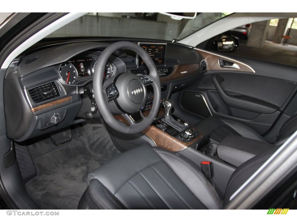 2012 A6 3.0T quattro Sedan - Brilliant Black / Black photo #12