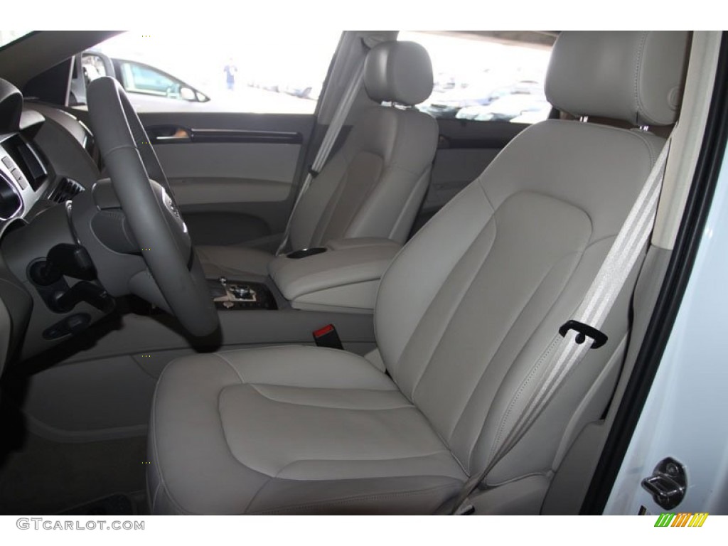 Cardamom Beige Interior 2012 Audi Q7 3.0 TFSI quattro Photo #64697952