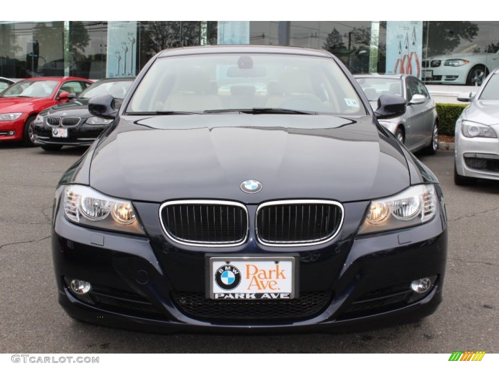 2010 3 Series 328i xDrive Sedan - Monaco Blue Metallic / Beige photo #2
