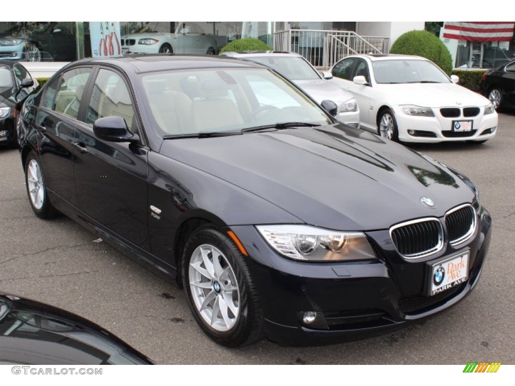 2010 3 Series 328i xDrive Sedan - Monaco Blue Metallic / Beige photo #3
