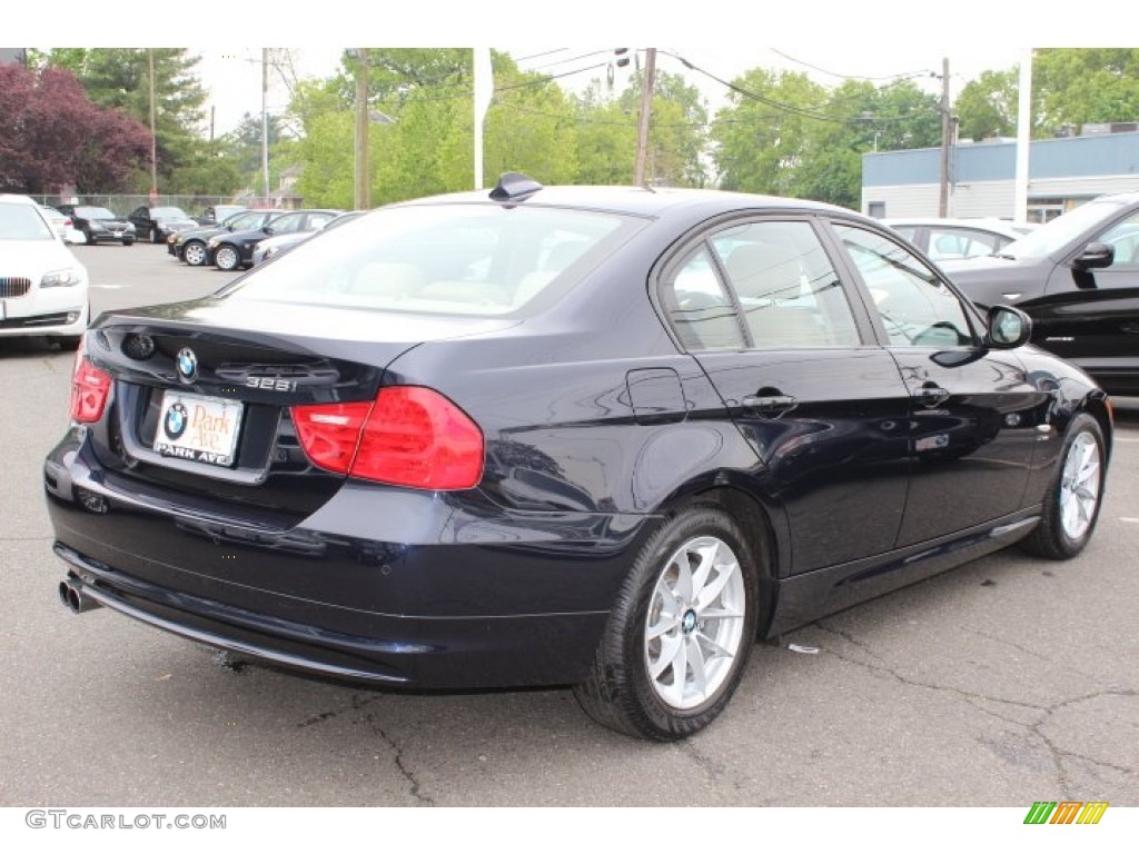 2010 3 Series 328i xDrive Sedan - Monaco Blue Metallic / Beige photo #5