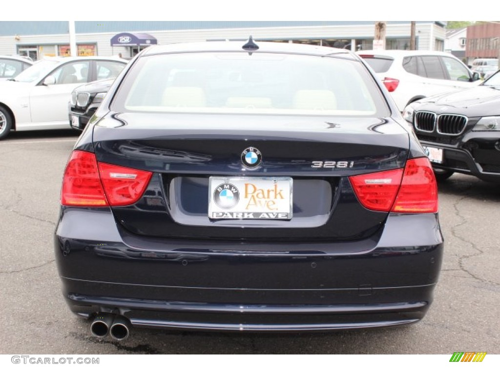 2010 3 Series 328i xDrive Sedan - Monaco Blue Metallic / Beige photo #6