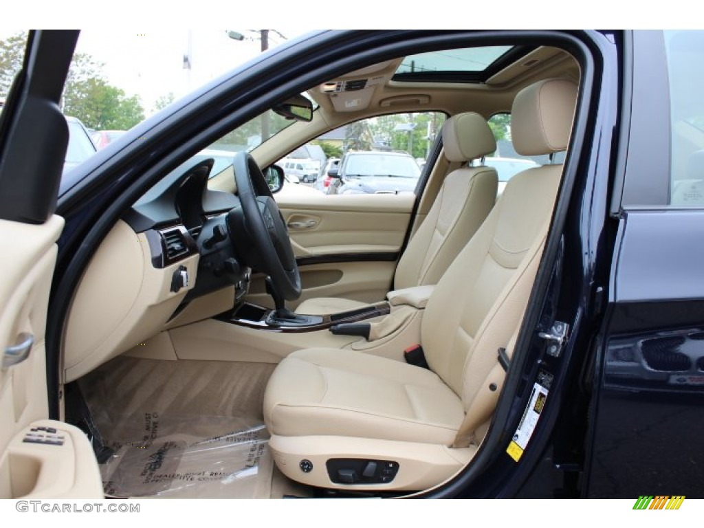 2010 3 Series 328i xDrive Sedan - Monaco Blue Metallic / Beige photo #11