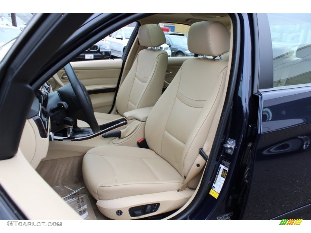 2010 3 Series 328i xDrive Sedan - Monaco Blue Metallic / Beige photo #12