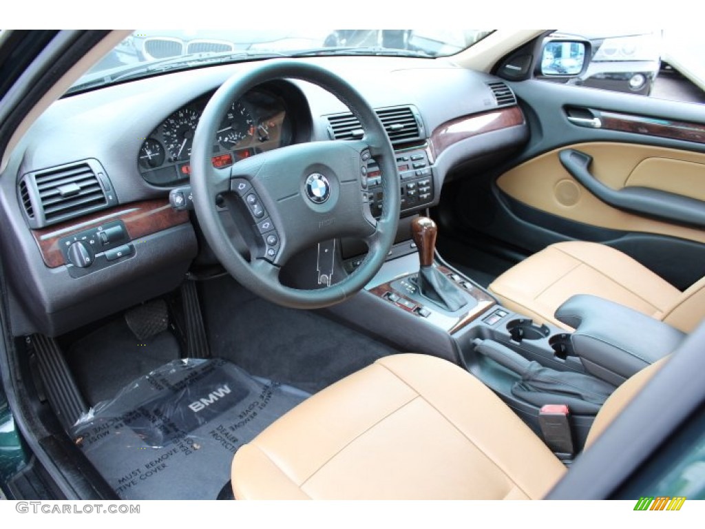 2004 3 Series 325xi Sedan - Oxford Green Metallic / Natural Brown photo #10